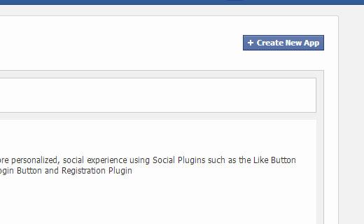 Creating a new Facebook App Creating a new Facebook App