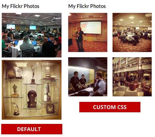 Quick Flickr Widget Display