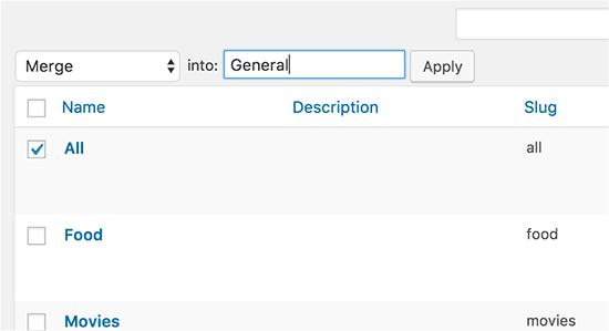 Merge categories, tags, or terms in custom taxonomies Merge categories, tags, or terms in custom taxonomies