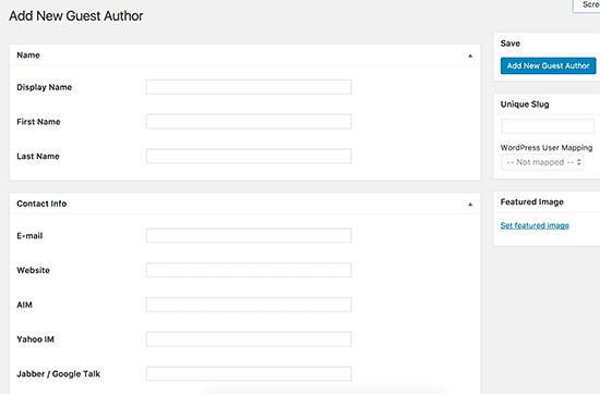 Guest author details Guest author details