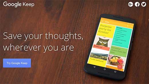 Google Keep is a great app to write down your post ideas Google Keep is a great app to write down your post ideas