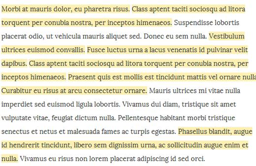 WP Emphasis Highlight Sentence WP Emphasis Highlight Sentence