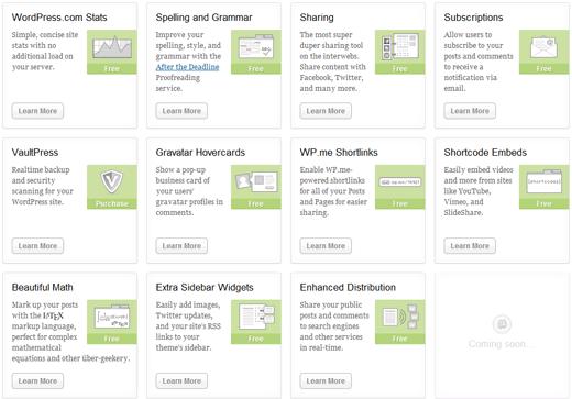 Jetpack widgets Jetpack widgets