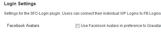 SFC Login Settings SFC Login Settings