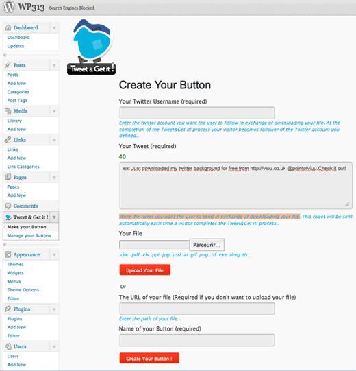 Create a Button - Tweet and Get It Create a Button - Tweet and Get It