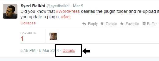 Tweet Details