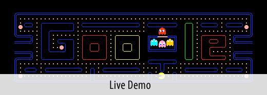 Google Pacman in WordPress