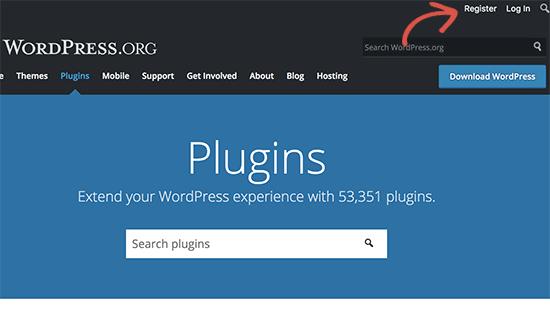 注册免费的WordPress.org帐户 注册免费的WordPress.org帐户