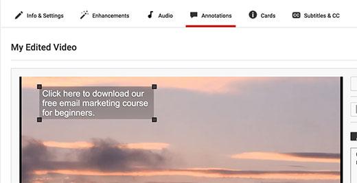 Add links to your website in YouTube videos Add links to your website in YouTube videos