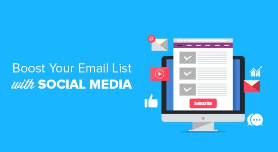 Using social media to increase email subscribers Using social media to increase email subscribers