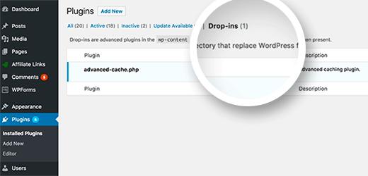 advanced-cache.php file appearing as drop-in advanced-cache.php file appearing as drop-in