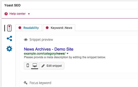 Category SEO Title and Meta description in Yoast SEO Category SEO Title and Meta description in Yoast SEO