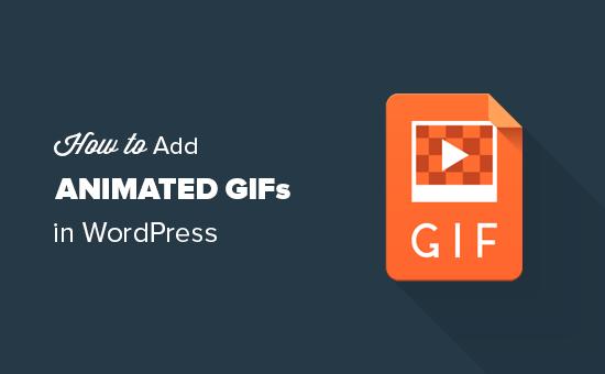 How to add animated GIFs in WordPress How to add animated GIFs in WordPress