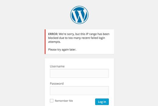 Limit login attempts Limit login attempts