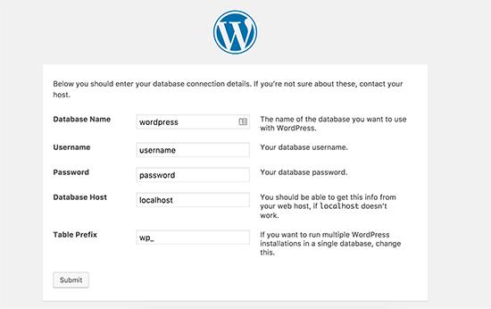 Add database info Add database info
