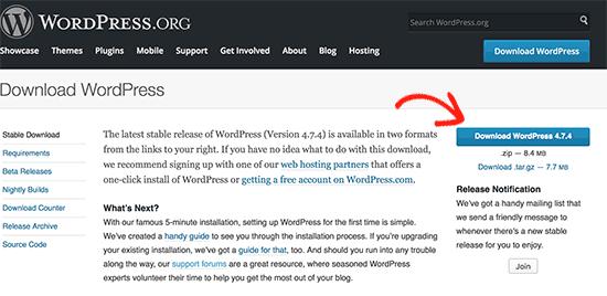 Download WordPress Download WordPress