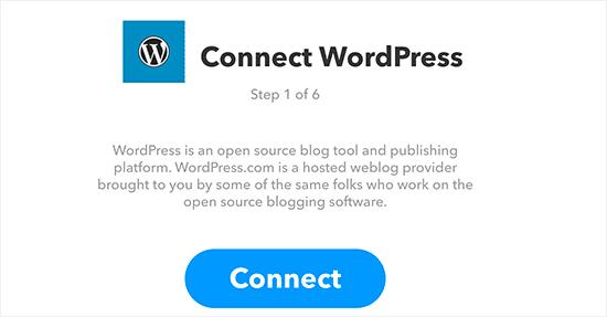 将您的WordPress网站连接到IFTTT 将您的WordPress网站连接到IFTTT