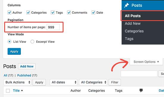 Show more posts per page Show more posts per page