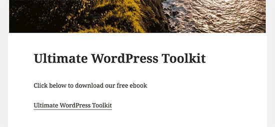 WordPress博客文章中的PDF文件下载链接 WordPress博客文章中的PDF文件下载链接