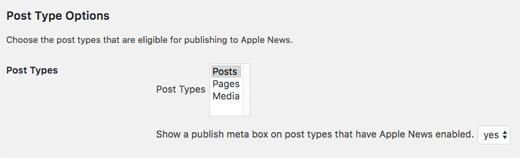 Apple News WordPress Post Type Apple News WordPress Post Type