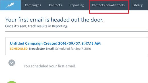 Contacts growth tools Contacts growth tools