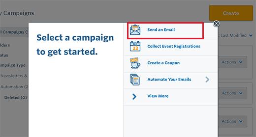 Send an email Send an email