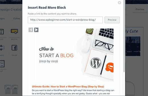 Fetch blog content into your email Fetch blog content into your email
