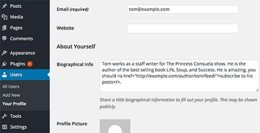 Adding a subscribe to author link in author bio section Adding a subscribe to author link in author bio section
