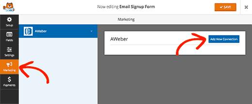Connecting form to your email list Connecting form to your email list