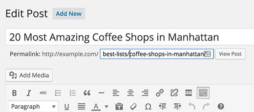 Custom permalink for a single post Custom permalink for a single post