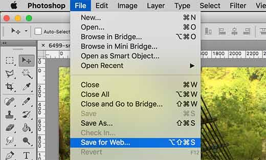 Save for web in Adobe Photoshop Save for web in Adobe Photoshop