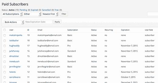 Manage members in Restrict Content Pro Manage members in Restrict Content Pro