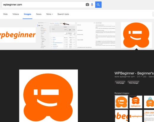 Finding your images in Google Image search Finding your images in Google Image search