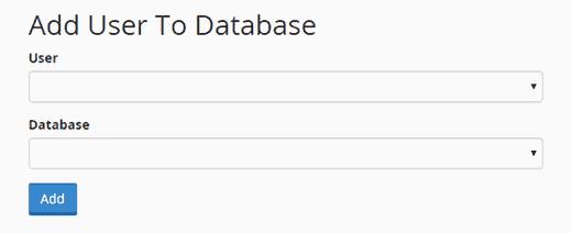 Adding a user to database Adding a user to database