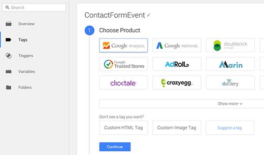 Creating an event tracking tag in Google Tag Manager Creating an event tracking tag in Google Tag Manager