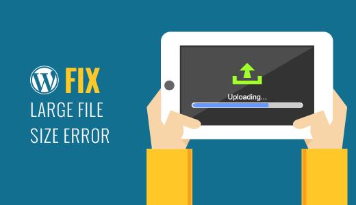 Large File Size Error Large File Size Error
