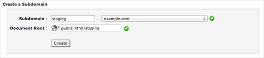 cPanel Subdomain Configuration cPanel Subdomain Configuration