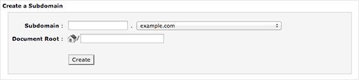 Creating a subdomain for staging site in cpanel Creating a subdomain for staging site in cpanel