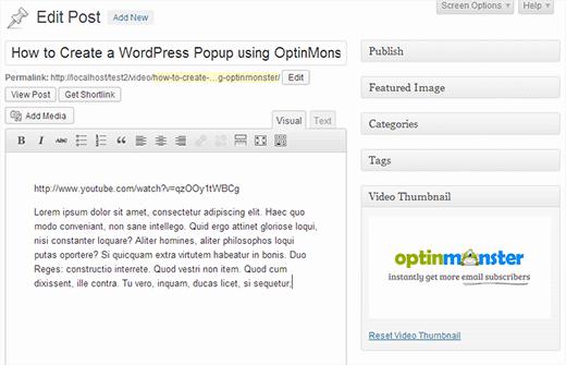Automatically fetch Thumbnail for YouTube Videos in WordPress Automatically fetch Thumbnail for YouTube Videos in WordPress