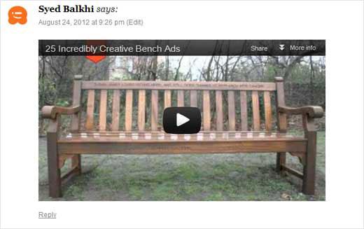 Enable YouTube video embeds in WordPress comments Enable YouTube video embeds in WordPress comments