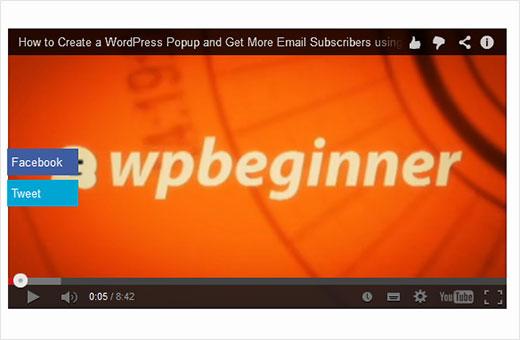 Adding share buttons as overlay on YouTube videos Adding share buttons as overlay on YouTube videos
