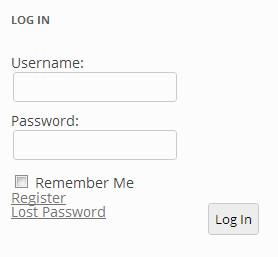 bbPress login form in sidebar bbPress login form in sidebar