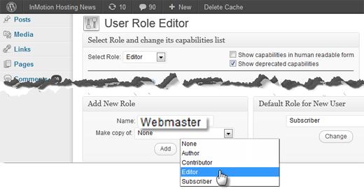 Role Manager Settings Role Manager Settings