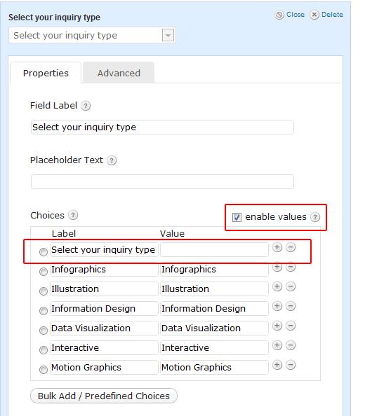 Drop Down Placeholder Text in Gravity Forms Drop Down Placeholder Text in Gravity Forms