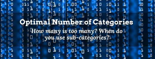 Optimal Number of Categories Optimal Number of Categories