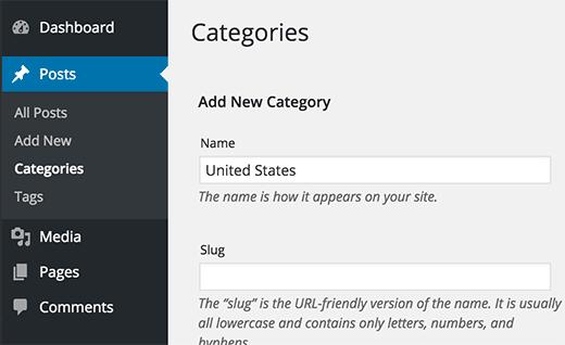 Directly adding a new category without editing a post Directly adding a new category without editing a post