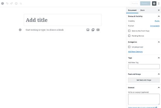 New WordPress Block Editor also known as Gutenberg New WordPress Block Editor also known as Gutenberg