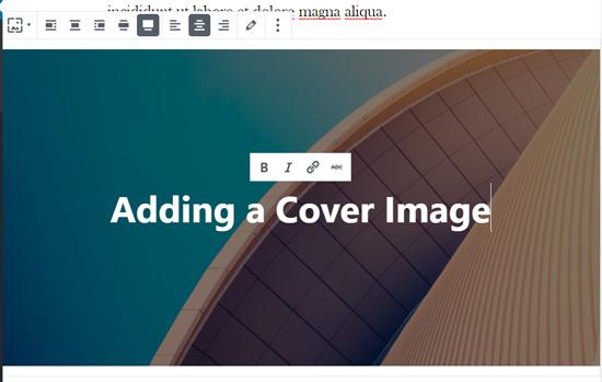 Add text on your cover image in WordPress block editor Add text on your cover image in WordPress block editor