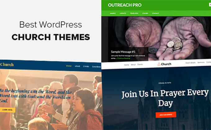 最佳 WordPress 教堂主题