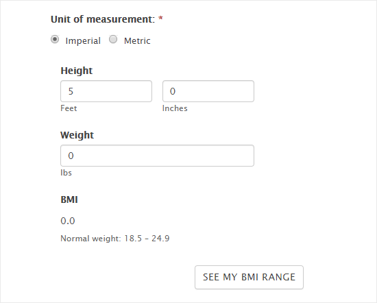 在网站上查看 BMI 计算器 在网站上查看 BMI 计算器